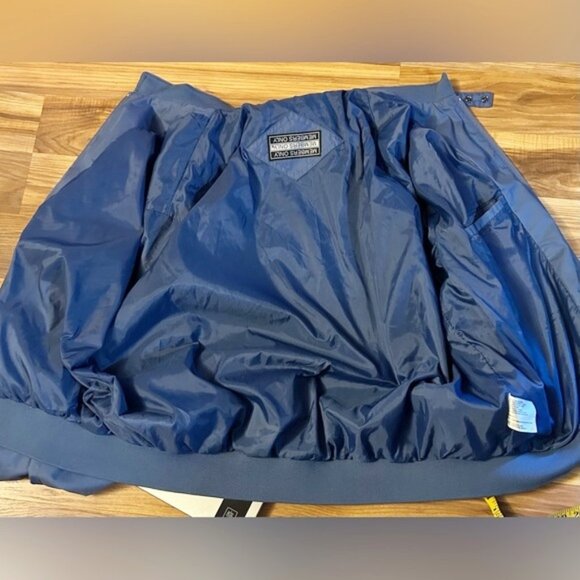 Vintage Retro 80s Mens Blue Members Only Bomber Windbreaker Jacket~XL~ - Picture 5 of 7